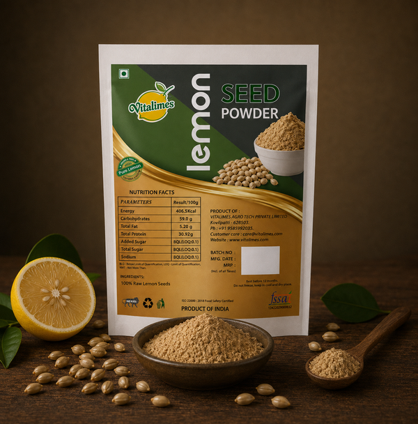 Lemon Seed Powder - Nutrient-Rich Superfood Supplement