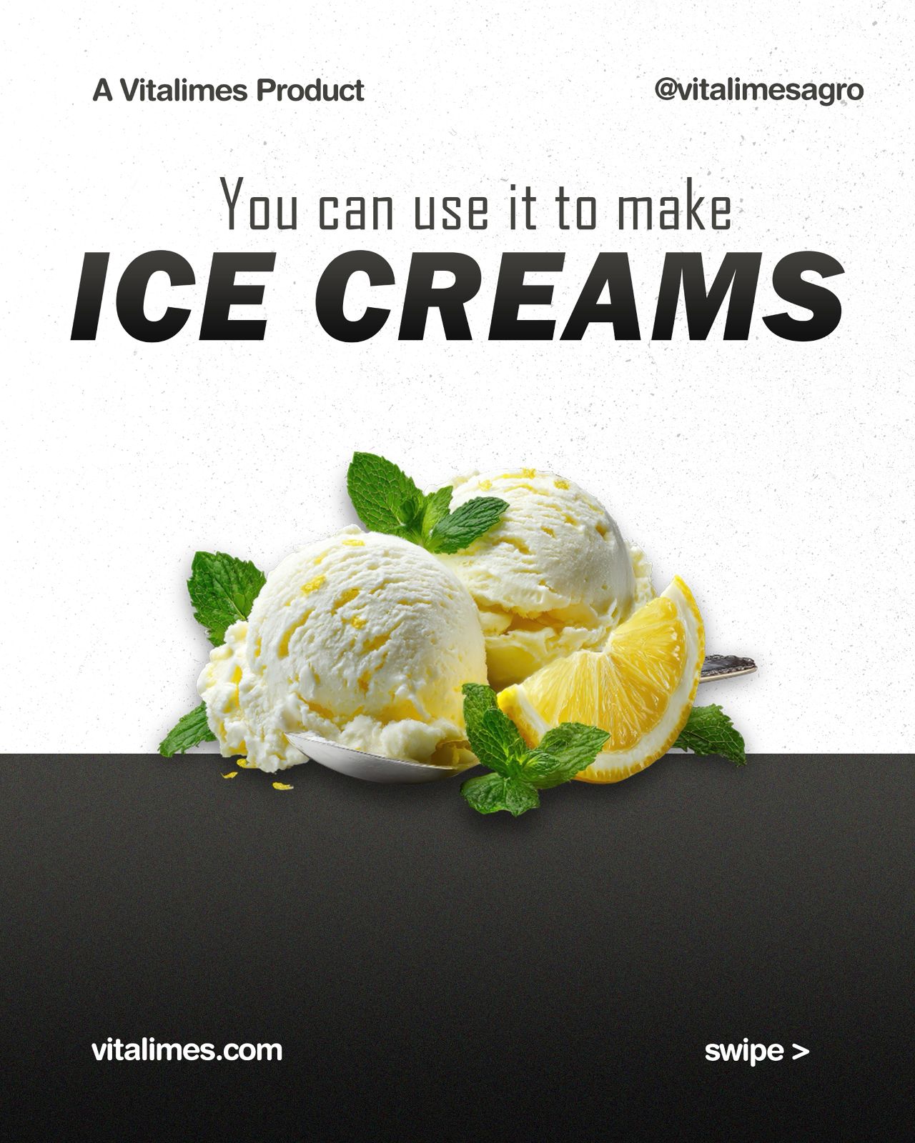 Black Lemon Ice Cream