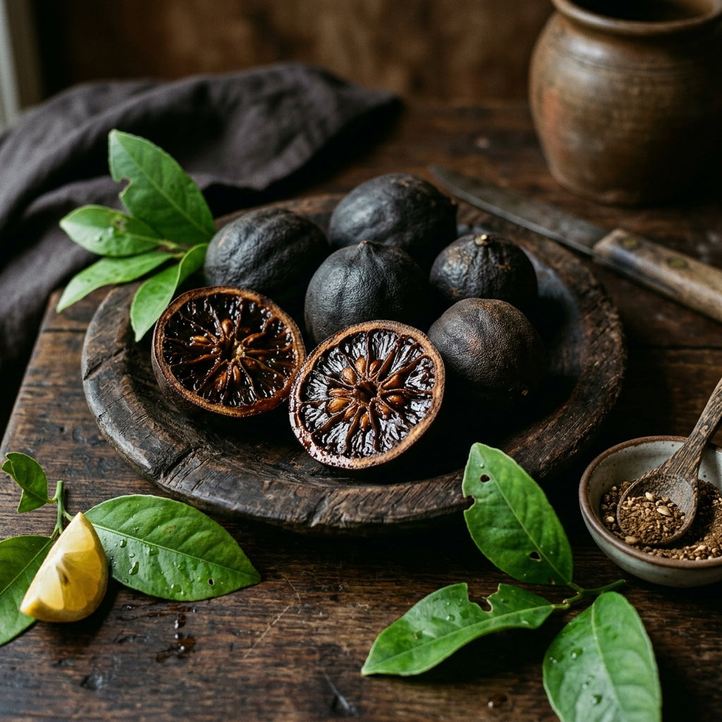Why Black Lemon whole and sliced loomi